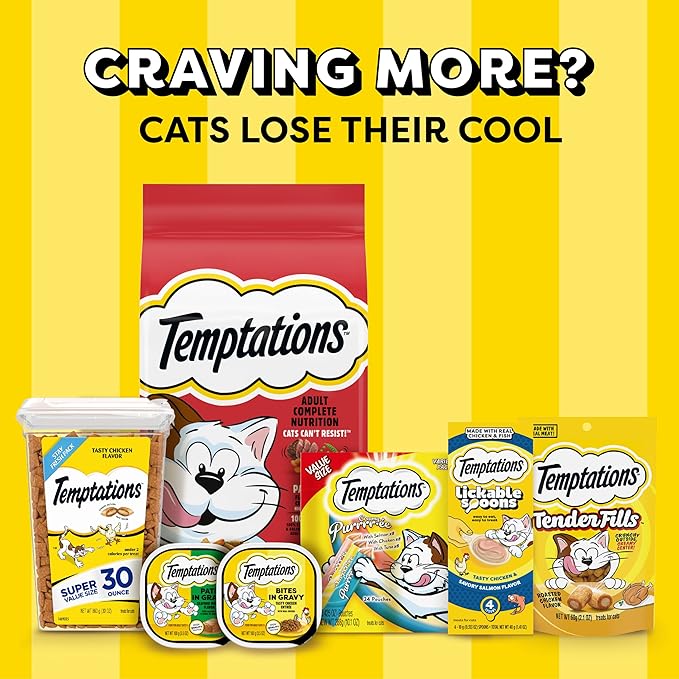 Temptations Tempting Tuna & Chicken Flavor Adult Dry Cat Food, 6.3 lb. Bag (Pack of 3)