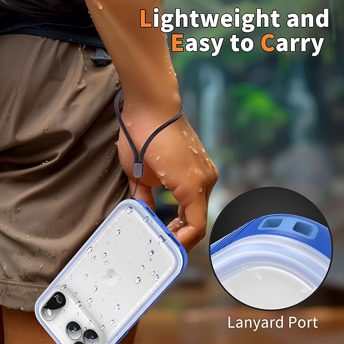 Cozycase TOP Waterproof Case for iPhone 17 Pro Max - Military Heavy Duty 360 Shockproof Full Body with Screen Camera Protector Double IP68 Water Dust Drop Proof Hard Rugged 17PM Front Back Slim Cover