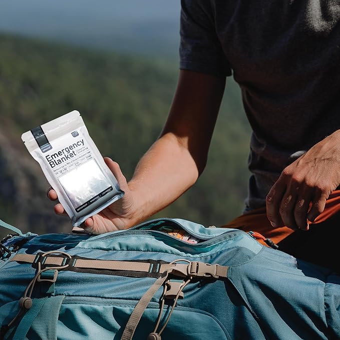 Altland Emergency Blanket - Heat Reflective Blanket for Winter Survival Kits, Disaster Preparedness, Cold Weather Camping, and Homeless Care Packages