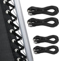 UNEEDE 4 Cords Zero Gravity Chair Replacement Cord, Antigravity Chair Replacement,Universal Repair Cord Kit for Repairing Zero Gravity Chair(Black)