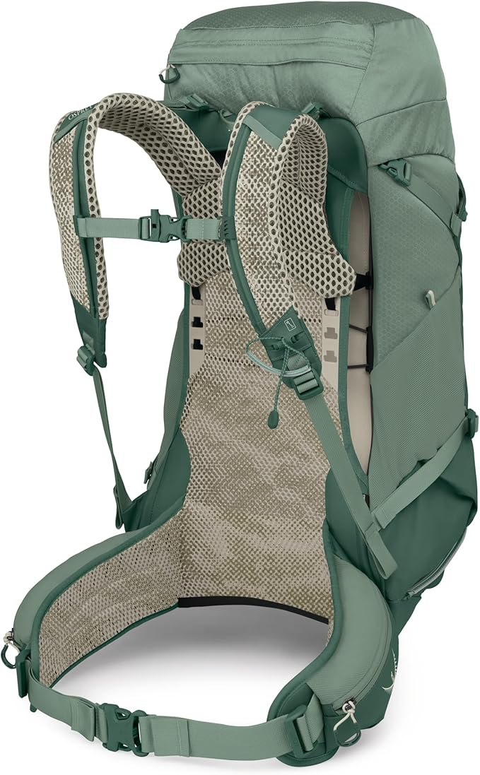 Osprey Stratos 36L Men's Hiking Backpack - Lightweight Backpacking Pack with Waterproof Raincover - Camping Bag, Raven Black
