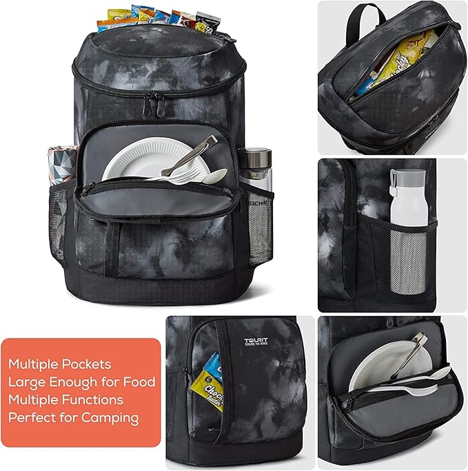 TOURIT Cooler Backpack Lightweight Insulated Backpack Cooler Leak-Proof for Men and Women, Sports Fan Coolers