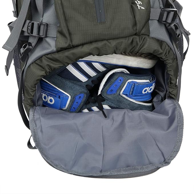 WoneNice 50L(45+5) Waterproof Hiking Backpack - Outdoor Sport Daypack with Rain Cover