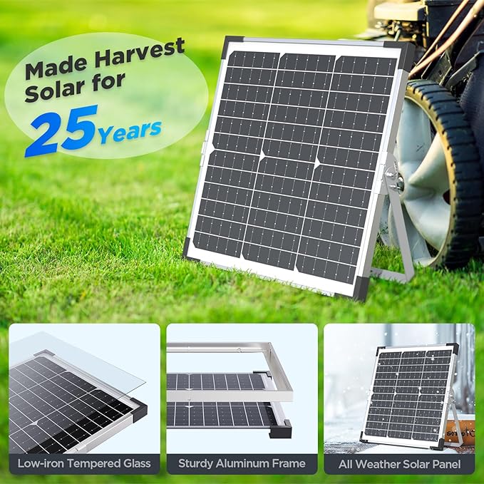 30W Smart Solar Battery Charger Maintainer, Callsun 2PCS 15W 12V Waterproof Solar Panel Trickle Charger for Car Battery, Motorcycle, Boat, Marine, RV, Dump Trailer, Tractor,Truck