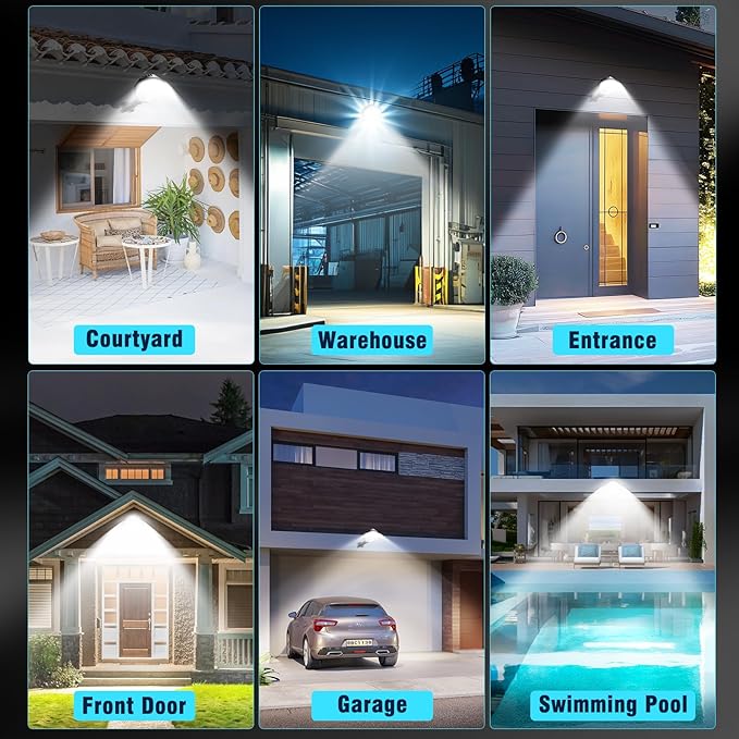 150W LED Barn Light, 20000LM Dusk to Dawn Outdoor Yard Light with Photocell, IP66 Waterproof, 1200W MH/HPS Equivalent, Aluminum Housing Outside Security Flood Lighting for Garage Farmhouse