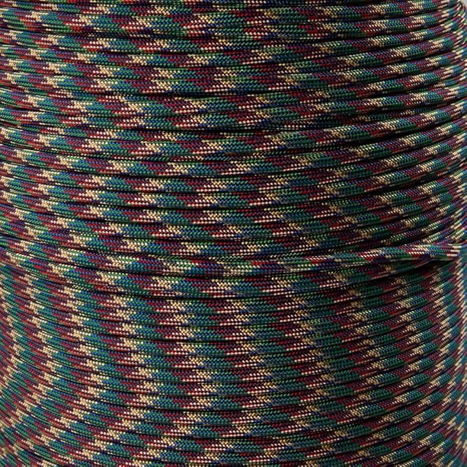 Paracord Planet 550 Camping Collection – Type III Paracord for Outdoor Enthusiasts - '90s Retro Camper 25 Feet