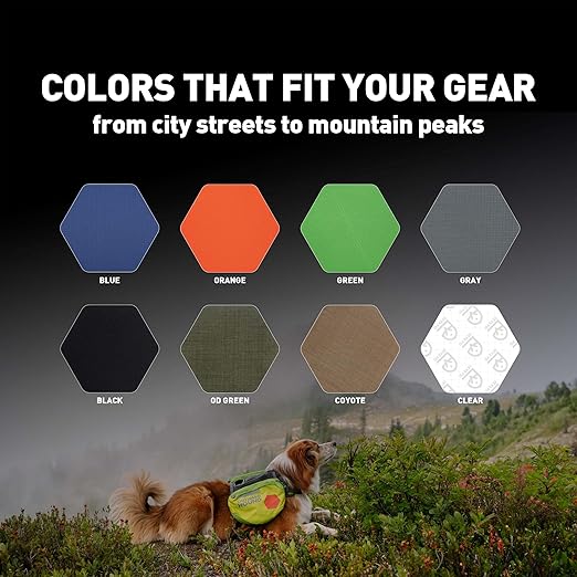 GEAR AID Tenacious Tape 3” x 20” Micro-Ripstop Fabric Gear Repair Tape, Fix Holes and Rips in Puffy Jackets, Rain Gear, Tents, Sleeping Bags and Outdoor Equipment, Orange, 2 Rolls