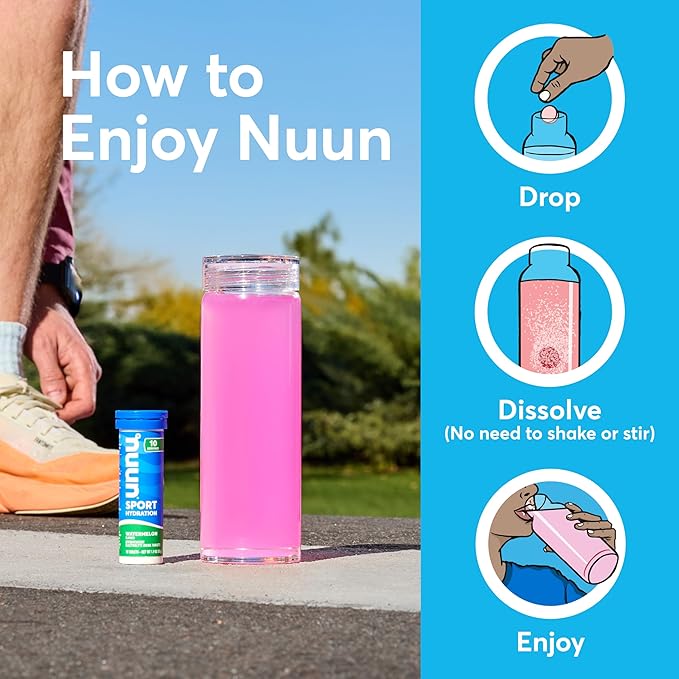 Nuun, Electrolyte Drink Tabs Strawberry Lemonade, 8 Count, 1.9 Ounce