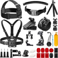 AKASO 42 in 1 Action Camera Accessories Kit for EK7000/EK7000 Pro/Brave 4/Brave 4 pro/Brave 7 LE/Brave 7/Brave 8/V50X/V50 Pro/V50 Elite/GoPro Hero 13 12 11 10 9