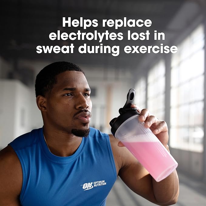 Optimum Nutrition Amino Energy Powder Plus Focus, with BCAA, Electrolytes, and Caffeine, Juicy Strawberry, 30 Servings (Packaging May Vary) (Pack of 6)
