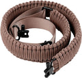 VVAAGG Two-Point Paracord Rifle Sling with Swivels, Non-Slip Gun Sling with Adjustable Length Strap