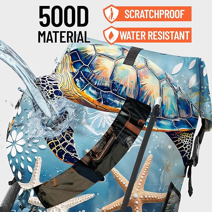 Dry Bag Waterproof, 5L Roll Top Lightweight Dry Storage Floating and Lightweight Bag Backpack with Phone Case for Kayaking Paddle Board Camping Travel Swimming Boating Beach Accessories