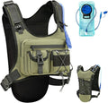 Criuage USA Original Patent Running Hydration Vest Backpack, Lightweight Chest Pack with 2.0L Water Bladder Bag Daypack for Hiking Running Cycling Race Marathon for Women Men