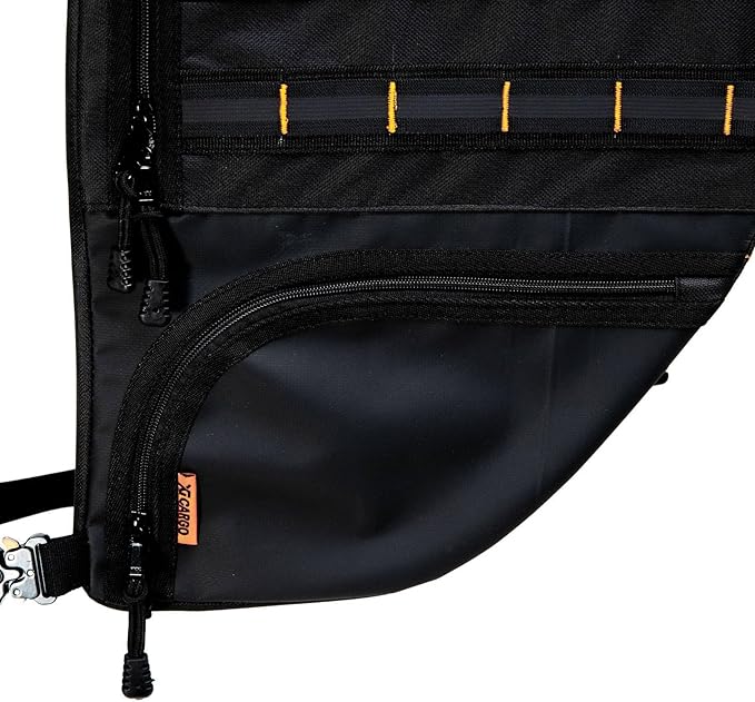 Recon Compatible Cargo Storage System for Jeep Wrangler JK/JL 2-Door – Heavy Duty Nylon Side Rack Organizer Bags, Weather-Resistant Black Overhead Gear Pack by XG Cargo
