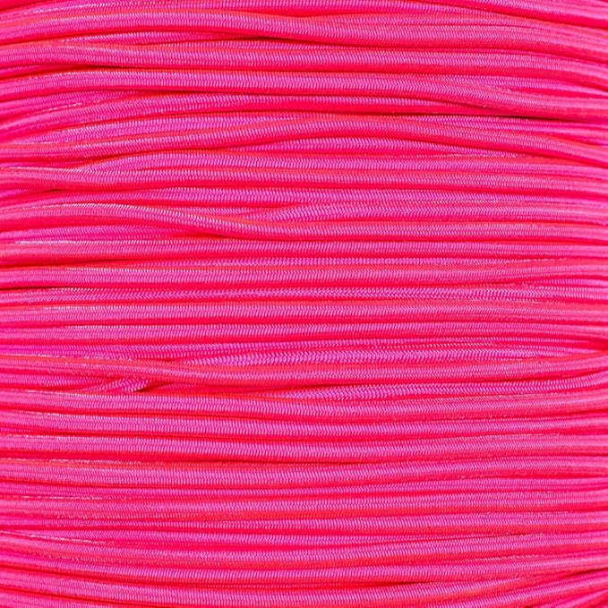 Paracord Planet 1/8 Inch Shock Cord – Nylon Bungee Cord for Crafting, Home Improvement, and General Indoor Use