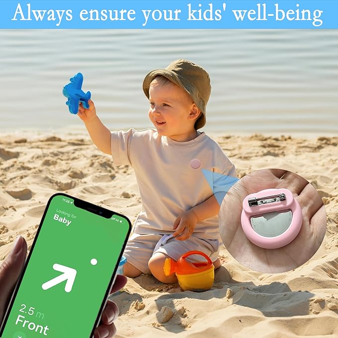 for Air Tag Holder for Kids (2 Pack), Hidden GPS Tracker Case with Pin for Airtag 1st & 2nd Gen, Silicone Protective Cover for Toddlers, Children, Elderly, Cloth, Pants, Shoe, Backpack(White+Purple)