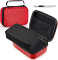Relaxweex EVA Hard Case with Customizable Foam 7.8 x 6.3 x 3.5 Inch Protective EVA Carrying Case Shockproof Outdoor for Camera, Digital Products, Electronic Instruments with Knife, Red