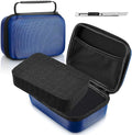 Relaxweex EVA Hard Case with Customizable Foam 12.6 x 8.3 x 3.5 Inch Protective EVA Carrying Case Shockproof Outdoor for Camera, Digital Products, Electronic Instruments with Knife, Blue