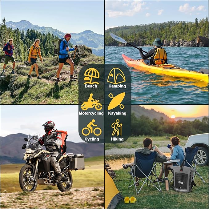 OSAH DRYPAK Waterproof Backpack Dry Bag 35L/55L/85L– Heavy Duty Roll-Top Hiking Backpack for Travel, Kayaking, Boating, Camping, Rafting and Fishing