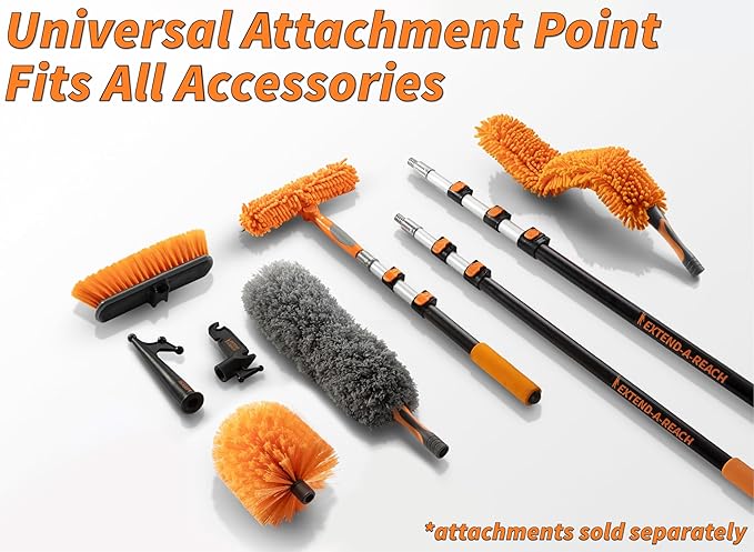 EXTEND-A-REACH Christmas Light Hanger Tool Attachment (Attachment Only) // Christmas Light Installation, String Lights, Birdfeeders // Twist-On Utility Hook Fits Standard ¾ Acme Threaded Pole
