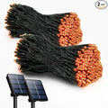 Selarlyt 2 Pack Solar Christmas Lights Outdoor, 72FT 200 LED Solar String Lights with 8 Lighting Modes, IP65 Waterproof Solar Lights Outdoor for Xmas Garden Party Tree Decor