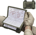 LIVANS Map Case Tactical Arm Sleeve QB Wristband Map Pouch Tactical Armband Sleeve Military Arm Wrist Pouch Document DOPE Card Holder for Shooting Rescue Field Measurement, Include Flag Patch
