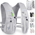 BECOJADDE Running Vest Hydration Backpack for Men Women, 5L Lightweight Running Backpack Hydration Pack for Marathon, Trail, Cycling, Hiking, Jogging
