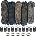 Paracord Planet 550lb Type III Paracord Combo Crafting Kits with Buckles
