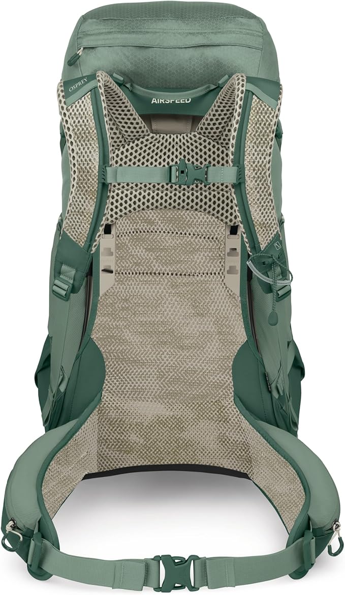 Osprey Stratos 36L Men's Hiking Backpack - Lightweight Backpacking Pack with Waterproof Raincover - Camping Bag, Pine Leaf