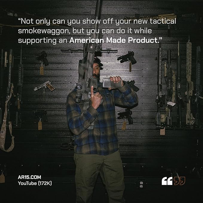 Hold Up Displays Gun Wall Mount Display, Modular Tactical Wall for 6 Pistols and 6 Rifles, Police Gear Rack and Equipment Organizer, Heavy-Duty Aluminum Slatwall Gun Storage System