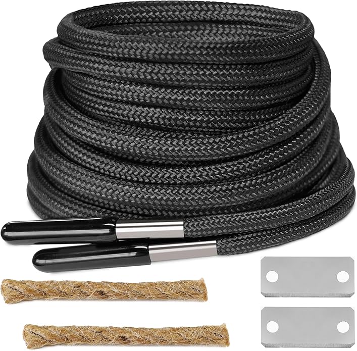 UamGlsob Paracord Survival Shoelaces with Magnesium Fire Starter - Emergency Fire Making Laces for Hiking,Backpacking,Camping