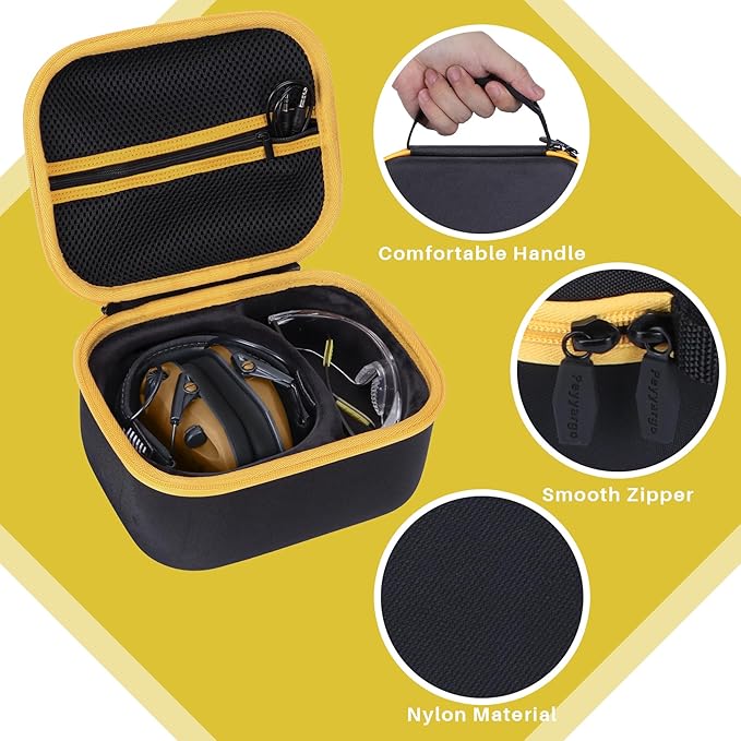 Storage Case Compatible with Walker's Razor Slim Shooting Hearing Protection Electronic Earmuffs