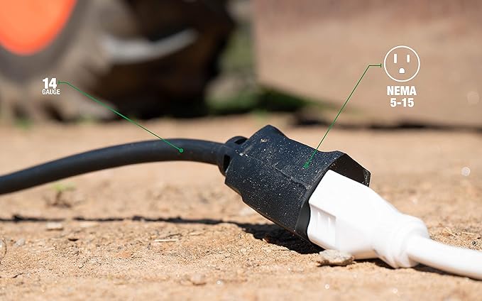 Southwire AGRIPRO Medium Duty Extension Cord, 100Ft, 14 Gauge, 3 Conductor, Farm/Workshop Cord, SJTOW, Black, 64816301