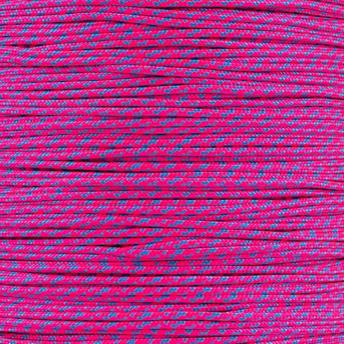 Paracord Planet 325 Paracord – 3 mm Type II Nylon Parachute Cord with 3 Inner Strands (Razzmataz, 1000 ft)