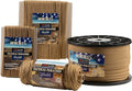 HERCULES 750lb Paracord 4mm 11 Strands Tactical Parachute Cord, 50' 100' 250' 1000' Utility Rope for Camping, Survival, Outdoor Gear (Coyote, 50FT)