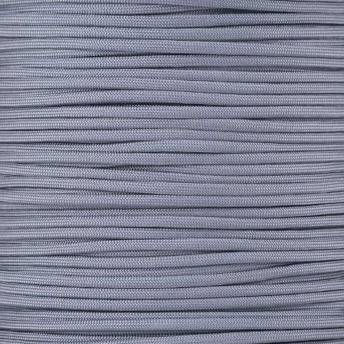 Paracord Planet Solid Color 550lb Paracord – 7 Strand Type III Nylon Cord for Indoor and Outdoor Tasks – Graphite (10 ft)