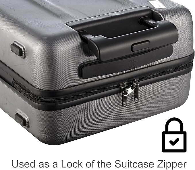 Zpsolution Zipper Clip Theft Deterrent - Backpack Zipper Lock Securing Pulls Closed, Quick Disconnect Clip - Key Holder Add-on Accessory
