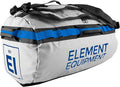 Element Equipment Trailhead Duffel Bag Shoulder Straps Waterproof Light Grey/Blue Medium