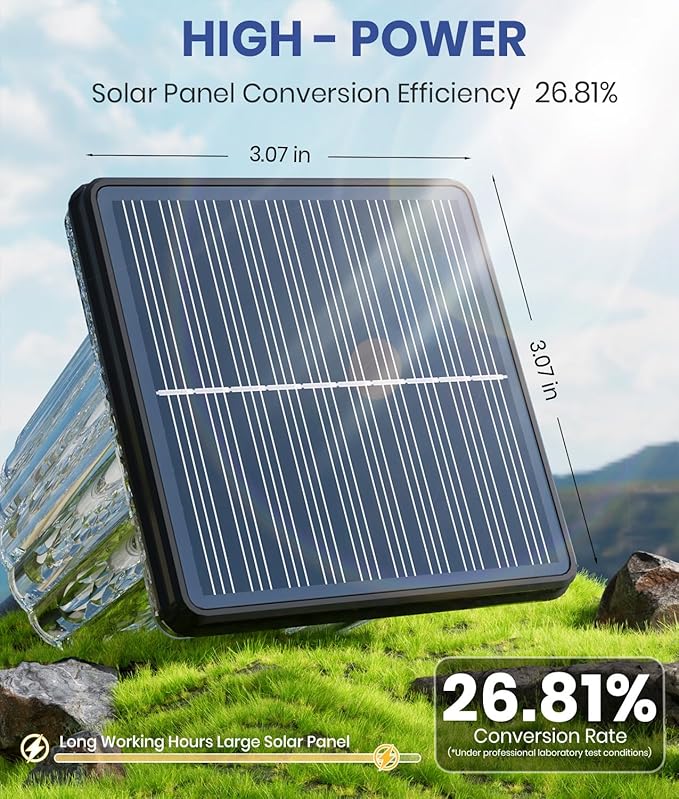 Super Bright Solar Pathway Lights Outdoor Powered 8 Pack,Adjustable Warm&Cool White,Waterproof IP65 Solar Garden Decor Landscape Lighting Outside for Front Yard/Patio/Walkway/Driveway/Lawn/Path Light