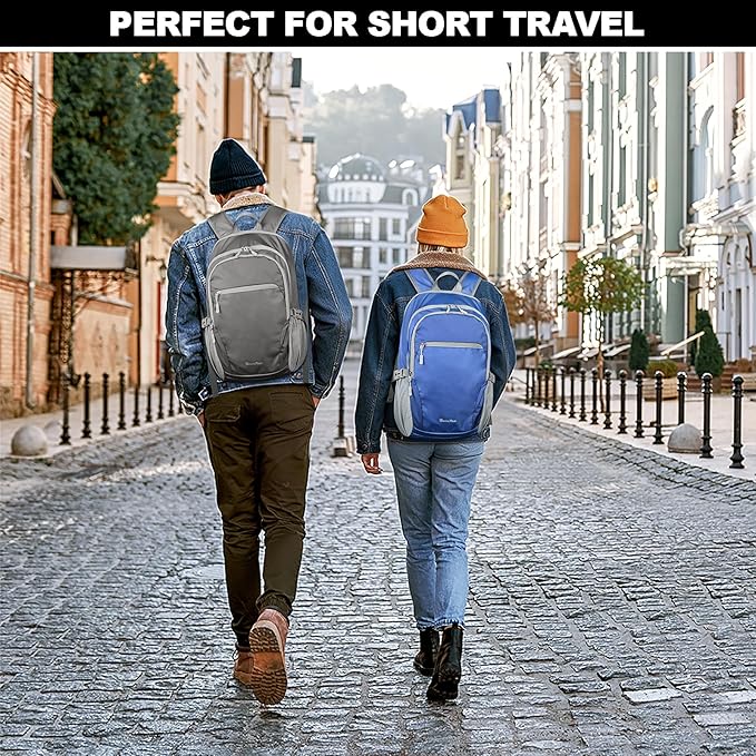 Seektop Lightweight Packable Hiking Backpack Waterproof Expandable 20L-28L for Women Men, RFID Day Pack for Travel & Camping