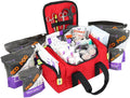Lightning X Value Compact Medic First Responder EMS/EMT Stocked Trauma Bag w/Basic Fill Kit A - RED