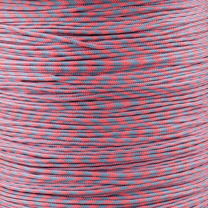 Paracord Planet 325lb Paracord – 3 Strand Type II Commercial Grade Parachute Cord for Hiking, Camping, and Crafting