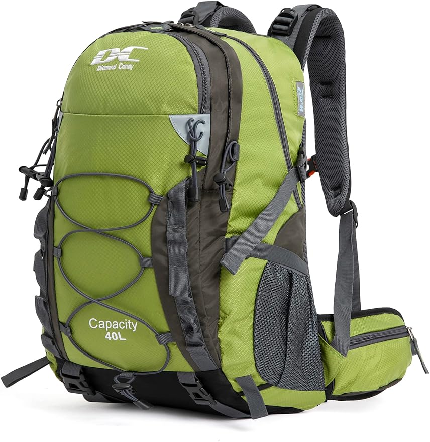 Diamond Candy Waterproof Hiking Backpack for Men and Women, Lightweight Day Pack for Travel Camping | Waterproof, Lightweight, for Travel Camping