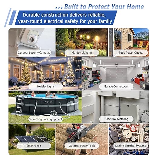 NineLeaf Junction Box, Waterproof Electrical Box IP66 Water Resistant Dustproof ABS Plastic Project Enclosure for Electronics, External Size 4.2 x 4.2 x 2.3 inch (107 x 107 x 58 mm),6PK