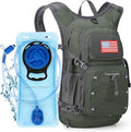 Maelstrom Hydration Hiking Backpack with 2L/3L Water Bladder, High Flow Bite Valve Water Backpack Men Women Lightweight Insulation for Hiking, Cycling, Running, Climbing, Camping