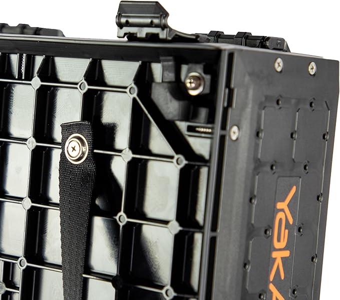 YakAttack ShortStak Upgrade Kit for BlackPak Pro | 13" x 16" – Black | Stackable Kayak Crate Extension with GridLoc Panels & Hardware | Not a Standalone Box | Made in USA