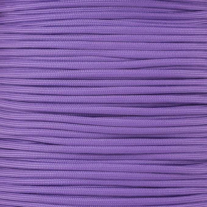 Paracord Planet Solid Color 550lb Paracord – 7 Strand Type III Nylon Cord for Indoor and Outdoor Tasks – Purple (100 ft)