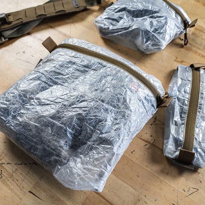 FHF Gear Ultralight Synergy Organizer Bags – Lightweight Hunting and Backpacking Storage System Made with Dyneema Composite Fabric, Small