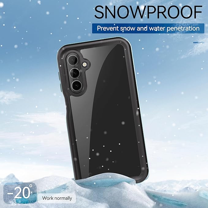 Hllhunkhe for Samsung Galaxy A16 5G Case Waterproof, [IP68 Waterproof Dustproof] [Built-in Screen Protector] Rugged Full Body Underwater Shockproof Protective Cover for Galaxy A16 5G Phone Case, Blue