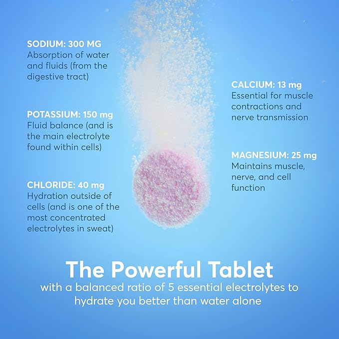 Nuun Hydration Electrolyte Tablets - Sodium, Potassium, Chloride, Calcium, Magnesium, 1g & 0g Sugar Drink Mix | Vegan, Gluten Free, Non-GMO | Complete Pack, Mixed Flavors, 4 Pack (40 Total Servings)